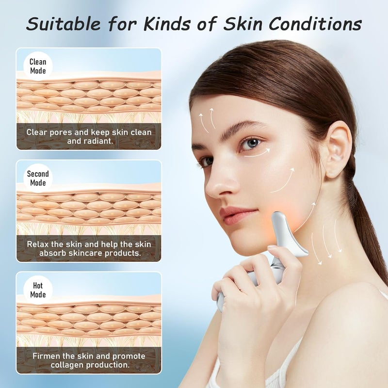 Jinstyles Neck and Face Skin Care Tool, Improve, Firm, Tightening and Smooth, White - Image 3